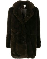 Apparis Sophie Faux Fur Coat - Green