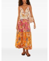 FARM Rio - Ligia Floral Mix Organic Cotton Maxi Dress - Lyst