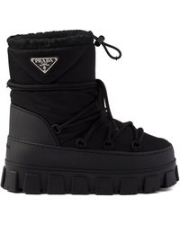 Prada - Winter Nylon Platform Boots - Lyst