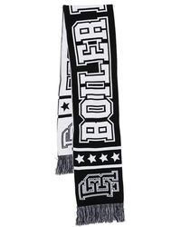 BOILER ROOM - Fringed-Hem Printed Scarf - Lyst