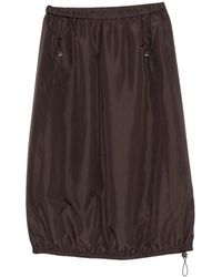 Cecilie Bahnsen - Drawstring-Hem Balloon Midi Skirt - Lyst
