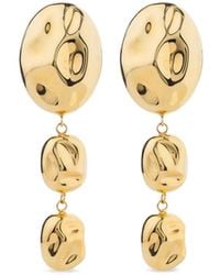 FEDERICA TOSI - Hammered-Effect Drop Earrings - Lyst
