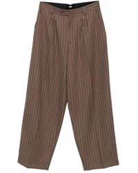 Gcds - Pinstripe-Pattern Pleated Trousers - Lyst