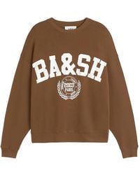Ba&sh - Benjamin Logo-Print Sweatshirt - Lyst