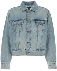 Fear Of God - Denim Jacket Light Faded Wash - Lyst