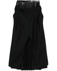 Junya Watanabe - Pleated Wool Trousers - Lyst