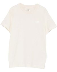 New Balance - Crew Neck T-Shirt - Lyst