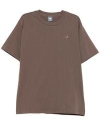 New Balance - Logo-Detail T-Shirt - Lyst