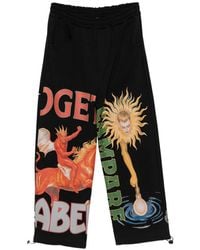 PDF - Graphic-Print Track Pants - Lyst