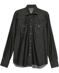 Barba Napoli - Cotton Pocketed Shirt - Lyst