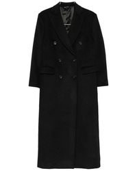 Eraldo - Double-Breasted Peaked-Lapels Coat - Lyst