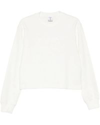 CASABLANCA - Logo-Embroidered Crew-Neck Sweater - Lyst