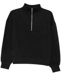 Calvin Klein - Half-Zip Logo-Embroidered Sweater - Lyst