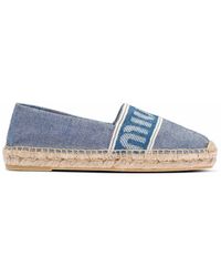 miu miu denim espadrilles