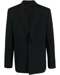 424 - Notched-Lapels Single-Breasted Blazer - Lyst