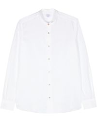 Mazzarelli - Textured-Finish Cotton Shirt - Lyst