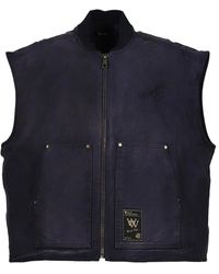 Willy Chavarria - Zip-Up Gilet - Lyst
