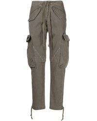 Greg Lauren - Tapered Cotton Cargo Trousers - Lyst