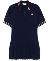 Miu Miu - Logo-Patch Mini Dress - Lyst