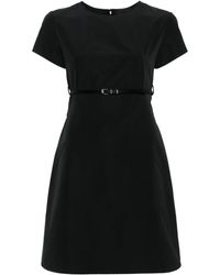 Givenchy - Voyou Cotton Blend Mini Dress - Lyst