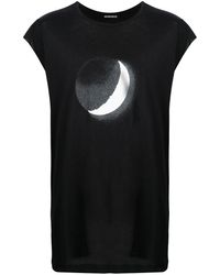 Ann Demeulemeester Moon Cotton T-shirt - Black