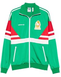 adidas - Sweatshirt With Shoulder Stripes - Lyst
