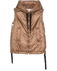 Max Mara - Hooded Puffer Gilet - Lyst