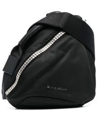 Givenchy - Small Logo-print Triangle Bag - Lyst