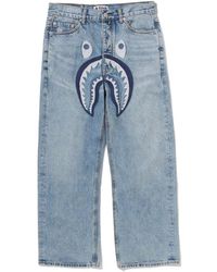 A Bathing Ape - Straight Fit Jeans - Lyst