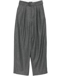 Soeur - Pleated Belted Trousers - Lyst