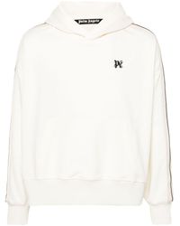 Palm Angels - Monogram-Embroidered Track Hoodie - Lyst