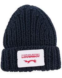 Charles Jeffrey - Chubby Logo-Patch Beanie Hat - Lyst