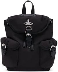 Vivienne Westwood - Small Highland Logo-Plaque Backpack - Lyst