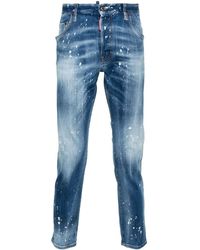 DSquared² - Super Twinky Mid-Rise Skinny Jeans - Lyst