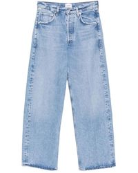 Citizens of Humanity - Ayla Faded-Effect Wide-Leg Jeans - Lyst