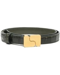 Soeur - Mini Ninon Croc-Effect Leather Belt - Lyst