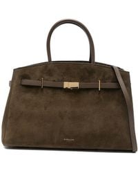 DeMellier - Midi Hudson Suede Tote Bag - Lyst