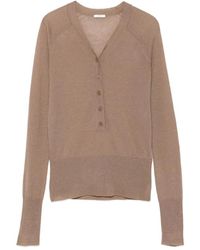 JOSEPH - Fine-Knit V-Neck Cardigan - Lyst