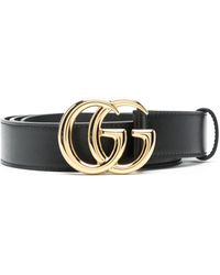 Gucci - Gg Marmont Leather Belt - Lyst