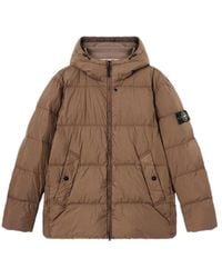 Stone Island - 4100037 Crinkle Reps Ny Wind-Resistant Down Jacket With Anti-Drop - Lyst