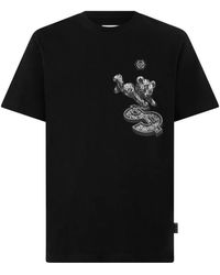Philipp Plein - Round Neck T-Shirt Teddy Dollar Patch - Lyst
