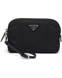 Prada - Re-Nylon Zip-Up Pouch - Lyst