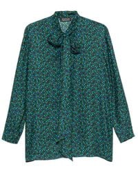 Gianluca Capannolo - Katherine Polka-Dot Pussy-Bow Blouse - Lyst