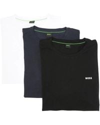BOSS - Logo-Print T-Shirt (Set Of Three) - Lyst