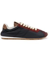 Miu Miu - Plume Suede-Trim Panelled Sneakers - Lyst