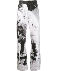 CALVIN KLEIN JEANS EST. 1978 High Rise Moon Landing Jeans - Black