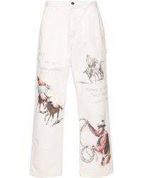 One Of These Days - Fort Courage Straight Trousers - Lyst