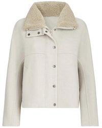 Brunello Cucinelli - Neutrals Jackets - Lyst