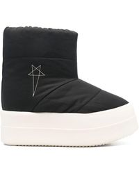 Rick Owens - Quilted Padded Boots - Lyst