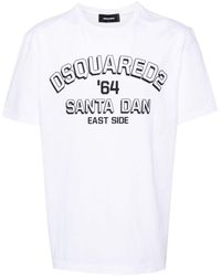 DSquared² - Logo-Embossed Cotton T-Shirt - Lyst